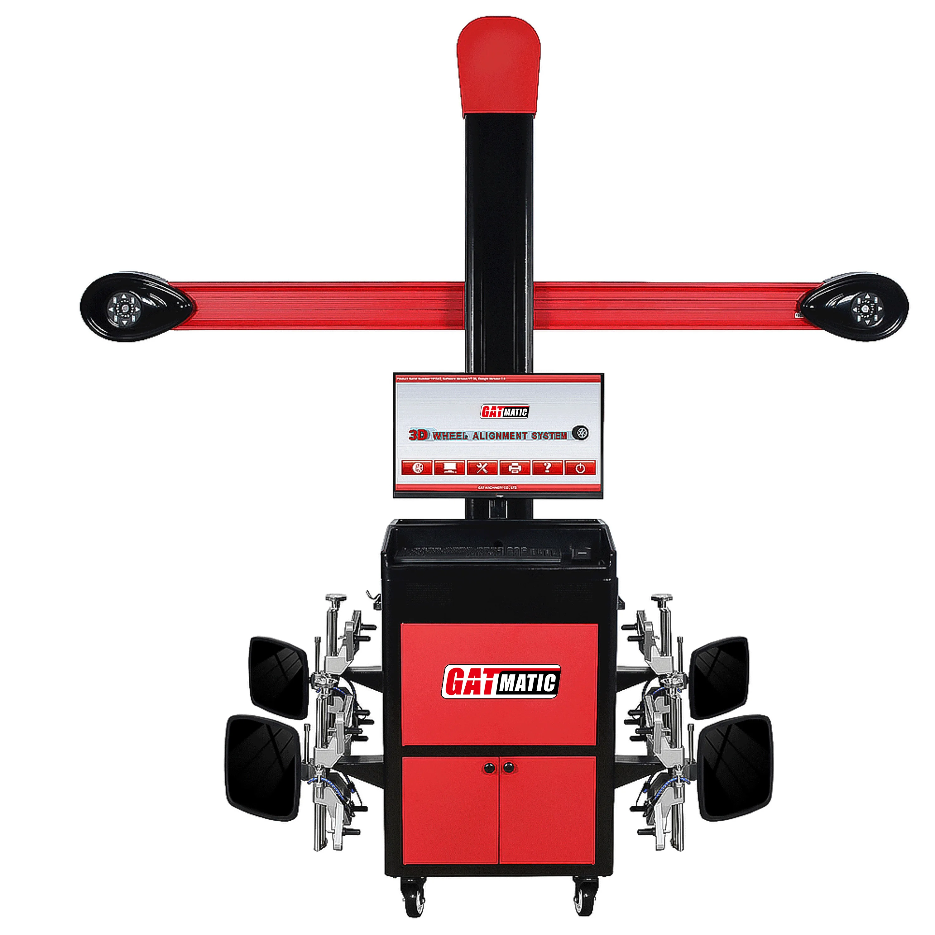 GATmatic Supertracker Mobile 3D Wheel Alignment Workshop Equipment Cheap HD Camera Software Automatic Car Lift Alignment