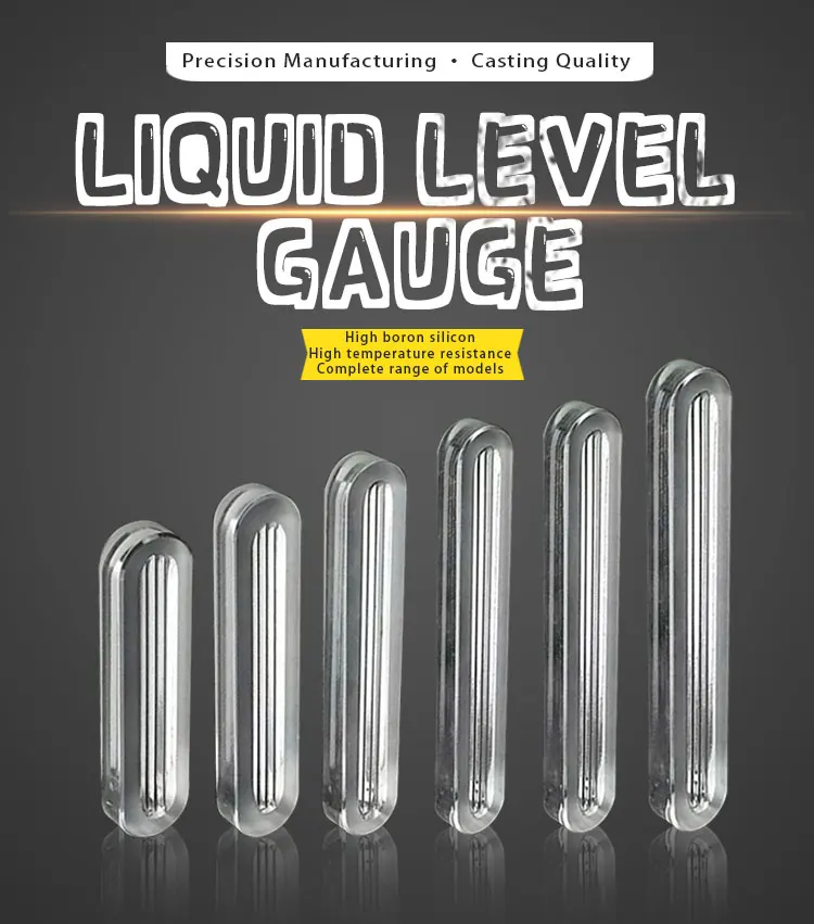 Boiler Water Level Gauge Water Tank Display Water Level Gauge Borosilicate Glass Level Gauge