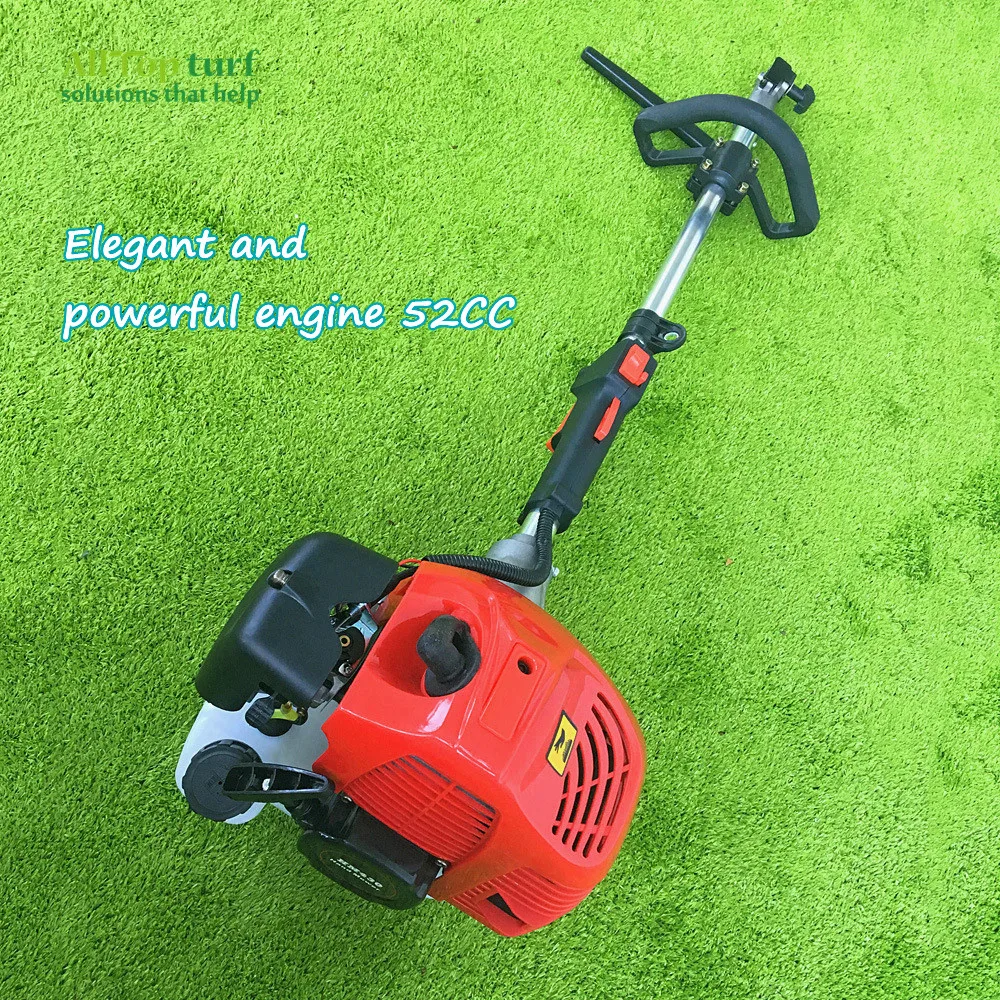 Power Brush Power Broom,Handheld Turf Lawn Sweeper,Sand And Rubber