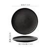 Frosted straight-edged disc, 27.5cm