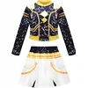 Zoe black gold song suit