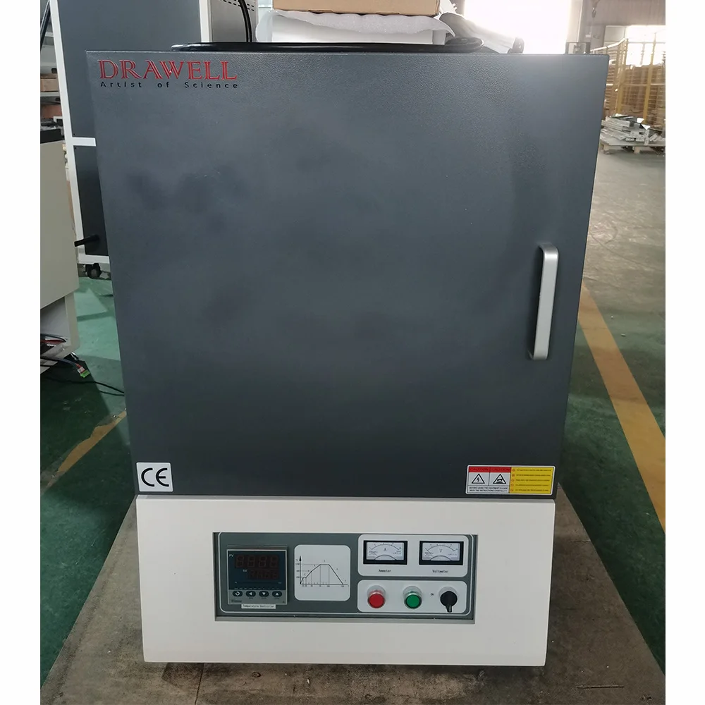 1700C High Temperature Vacuum Muffle Furnace 1L 3L 8L 12L Electric Muffle Furnace