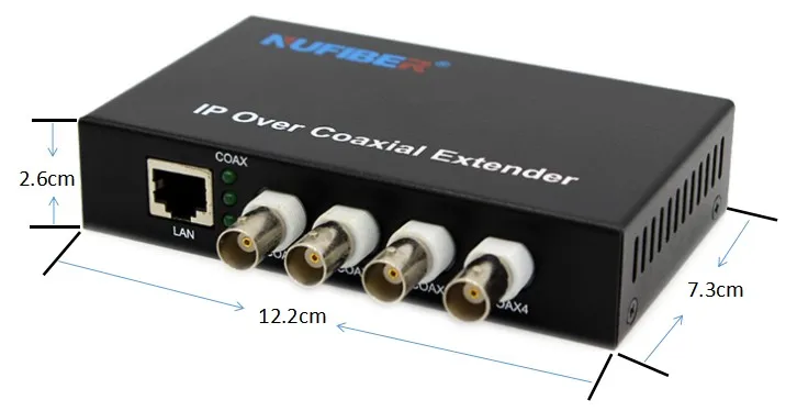 4 Channel analog video multiplexer/Coaxial video transmitter/CCTV multiplexer by coaxial