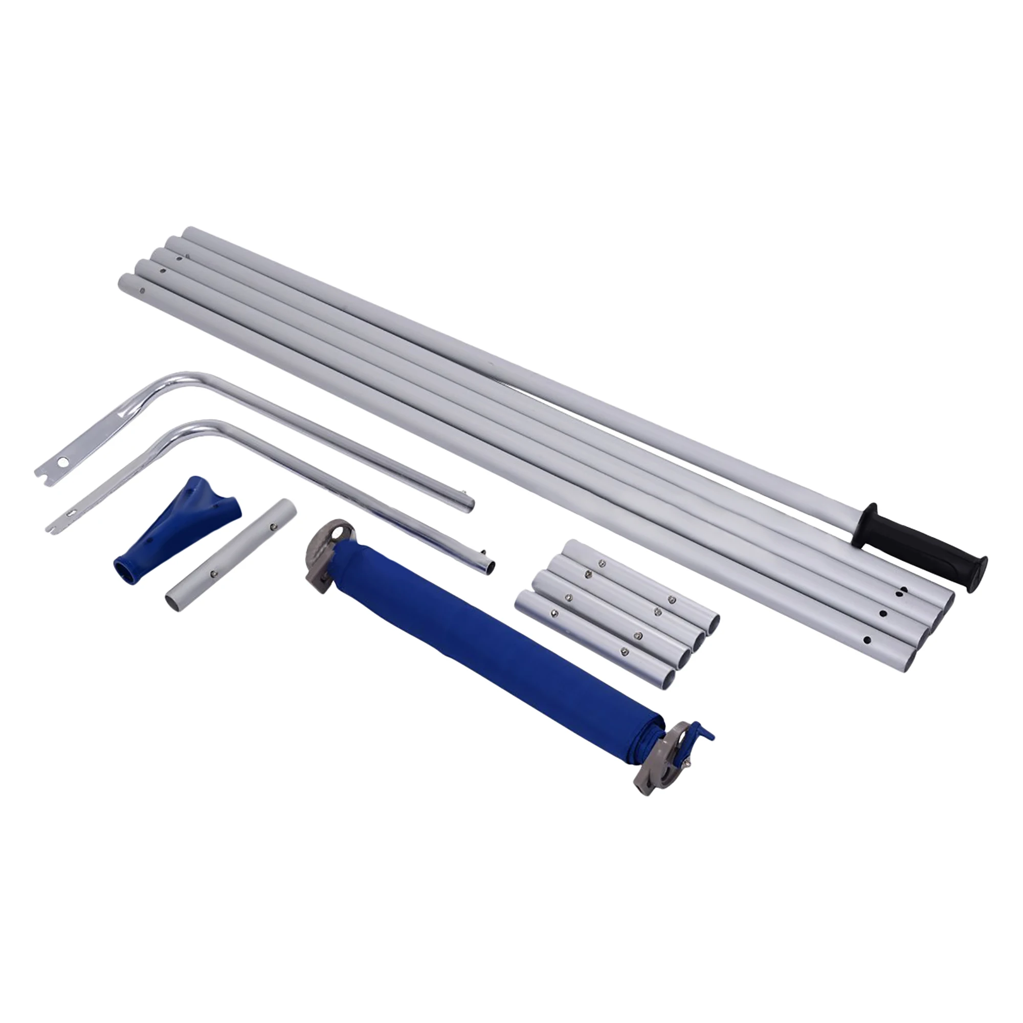 Производители продают высококачественный скребок для снега на крыше с алюминиевым полюсом, выдвижная Лопата для крыши, инструмент для удаления снега