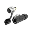 LP12-3P Male Plug + Panel Female Receptacle