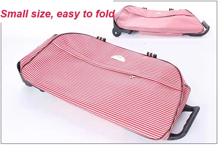 Wetrust Promotional Activity Rolling Luggage Bag Travel Suitcase On Wheel Trolley Duffle Bag