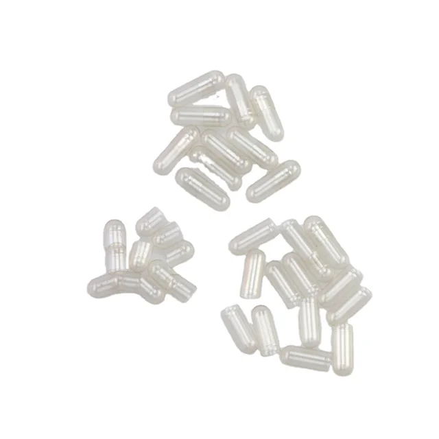 Professional manufacturer 0# high quality separated transparent clear empty hard Bovine Bone gelatin capsule capsules