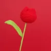 ทิวลิปแดงไขมันเดี่ยวใหญ่