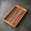 Placage noyer - Forme d'oreille incurvée 35*22*5CM