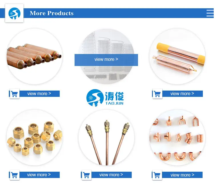 Air Conditioner Refrigerator Chiller Plant End Feed Copper Insert Liner ...