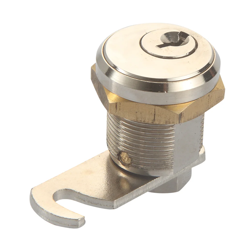 Zinc Alloy Quarter Turn Cam Lock Mailbox Locks for Metal Cabinets Office Drawer Iron Cabinet Tongue Small Cylindrical Lock