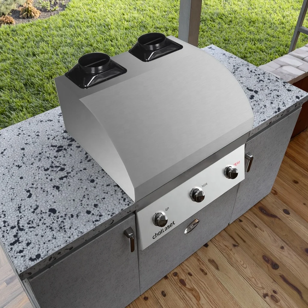Smart Stainless Steel Range Hood Vented Exhaust Type for Household Hotel Outdoor Barbecue High Efficiency for Better Air details