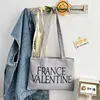 grey Cross Body Canvas Tote Bags