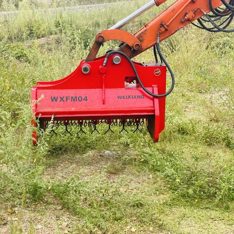 Weixiang Hydraulic Duty Lawn Flail Hammer Mower Mulcher For Excavator ...