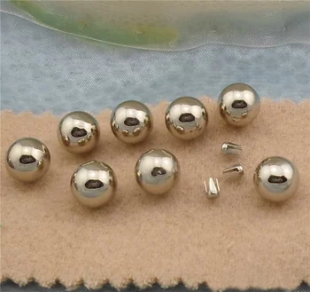 Diy Hole Beads Pearl With Nail Plastic Color Imitate Pearl Button