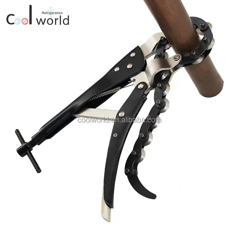 Heavy Duty Chain Pipe Cutter Locking Pliers Car Exhaust Pipe Wrench