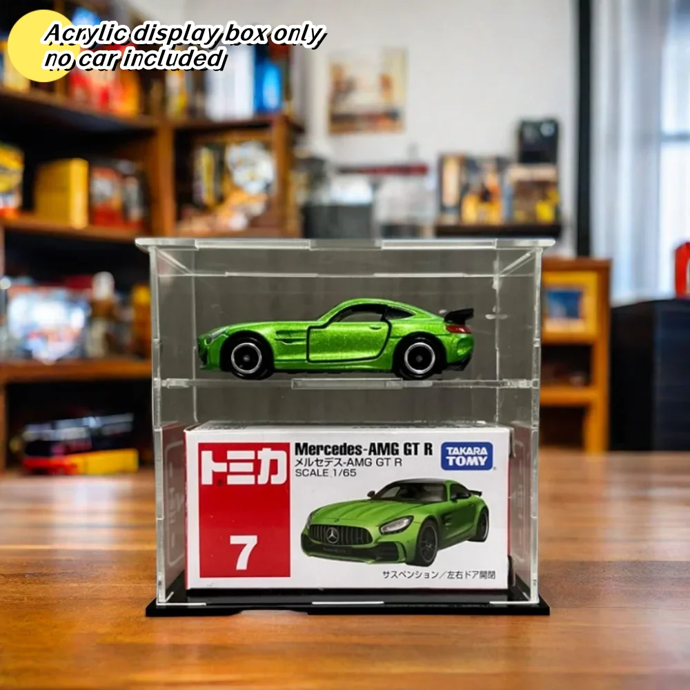 Acrylic 1/64 Model Cars Display Case Fit for Mini Size MiniGT Tomica Hotwheels Assembled Dust Proof Box Cabinet Toy Vehicles