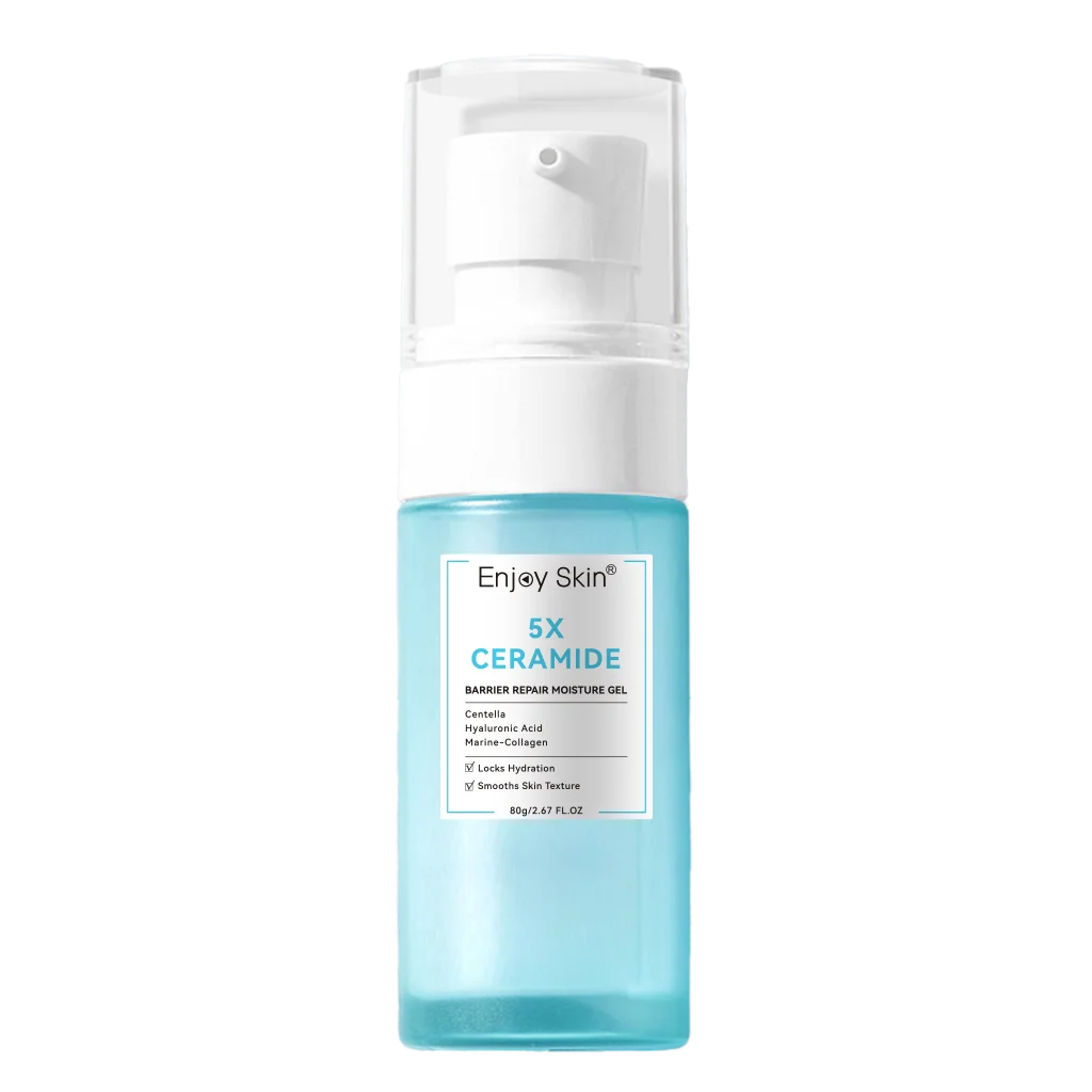 OEM 5X Ceramide Barrier Protect Set Vegan Moisturizer Gel Gentle Cleanser Private Label Factory