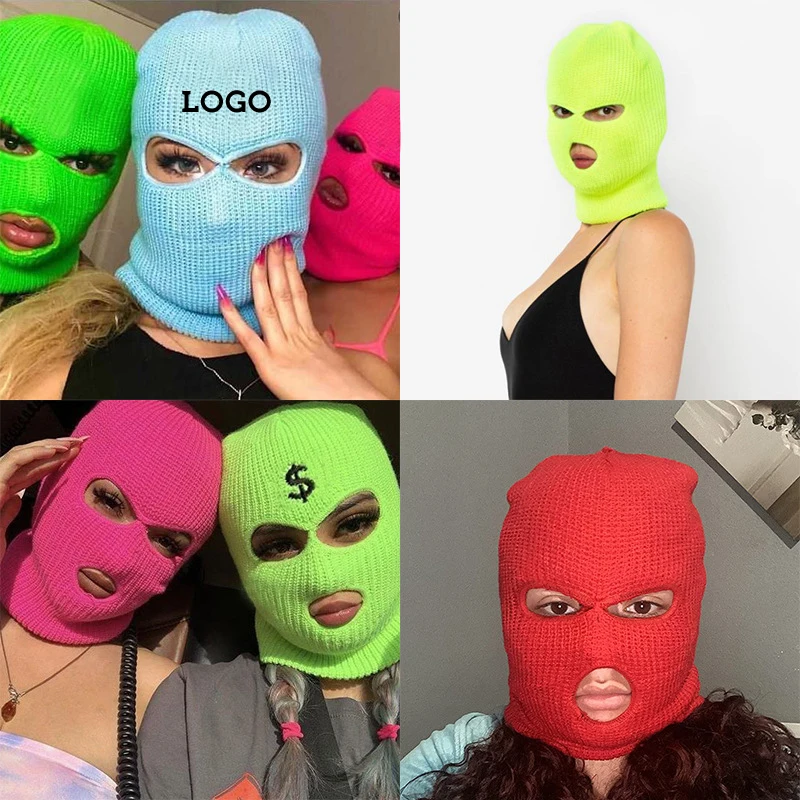 Jakijayi Custom 3 Hole Knit Designer Ski Mask Wholesale Women Men ...