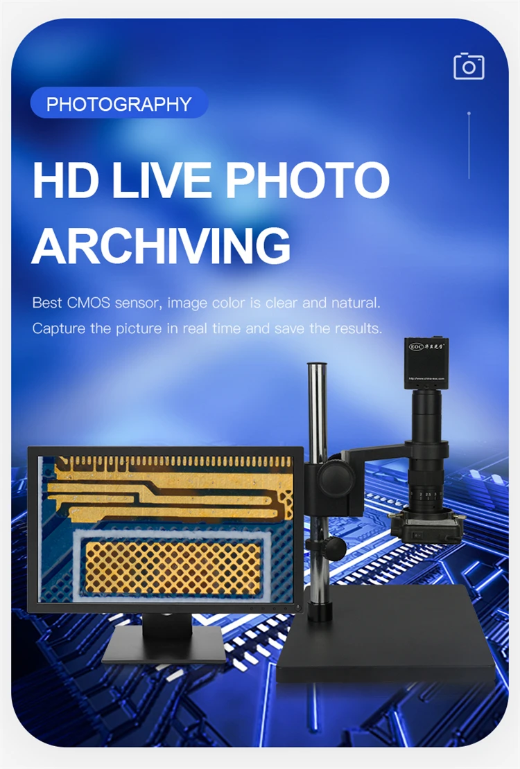 Eoc 16mp Electronic Camera Monocular Video Zoom Pcb Repair Lcd Monitor