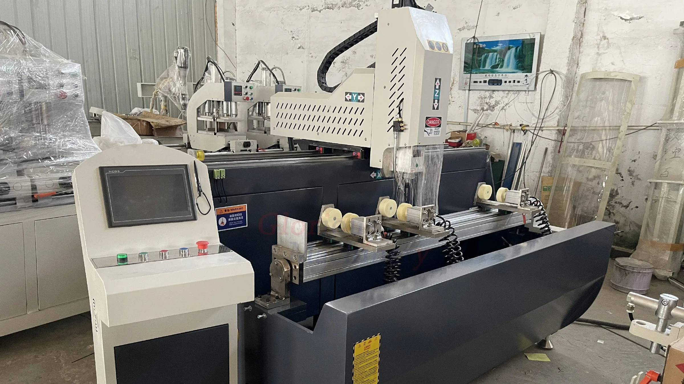 Aluminium Profile Equipment Machine 3axis Cnc Milling Center Buy 3