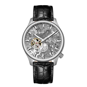Titanium Mechanical Watches Automatic Wrist Watch With Titanium Case High Quality Men Watch With Crystallized Titanium Dial