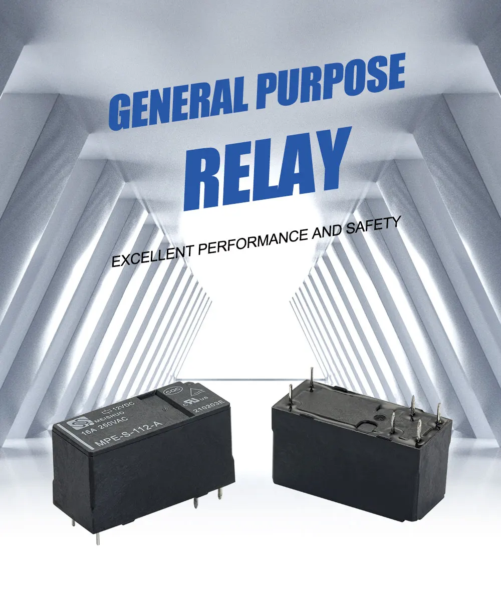 Meishuo MPE-S-112-A 12v Rele 12V 6 Pin High Power Mini 16A PCB Relay Power Miniature Relays