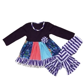 christmas toddler baby clothing ruffle pants boutique 2 piece outfit set for girl kid boutique outfit children winter clothing