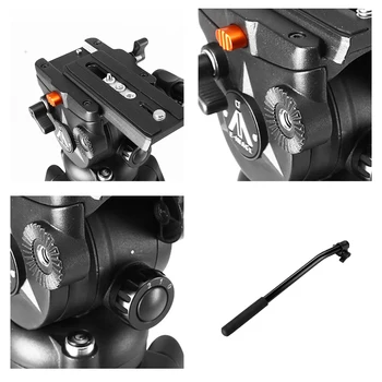 E-IMAGE-EI-7060-AA Hot Sale 1490mm Professional Aluminum Camera Video Tripod Heavy Duty Tripod with Carrying Bag product image