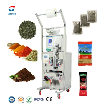VFFS Multi-functiont Small Milk Powder Sachet Vertical Tea Bag Powder Pouch Automatic Packing Machine Price for Small Business