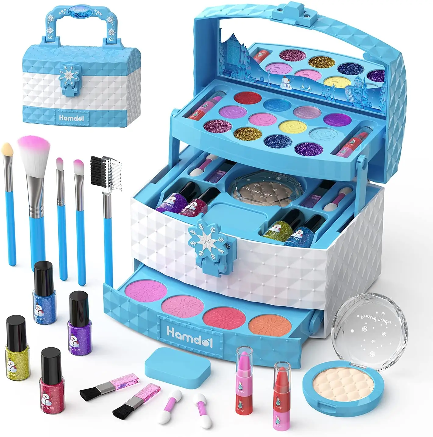 Source OEM Girls Pretend Play Makeup Sets Make Up Kits with Cosmetic Bag Children's Play Toy for Toddler Girl Gifts on m.alibaba.com