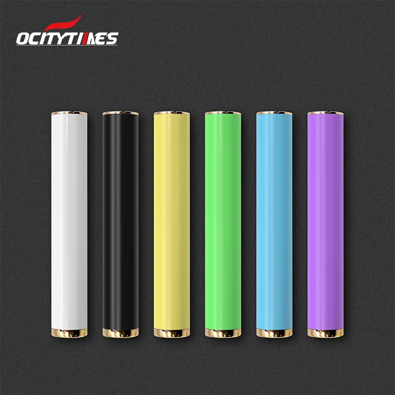 530mah gold color Hidden USB micro vape pen cartridge rechargeable battery