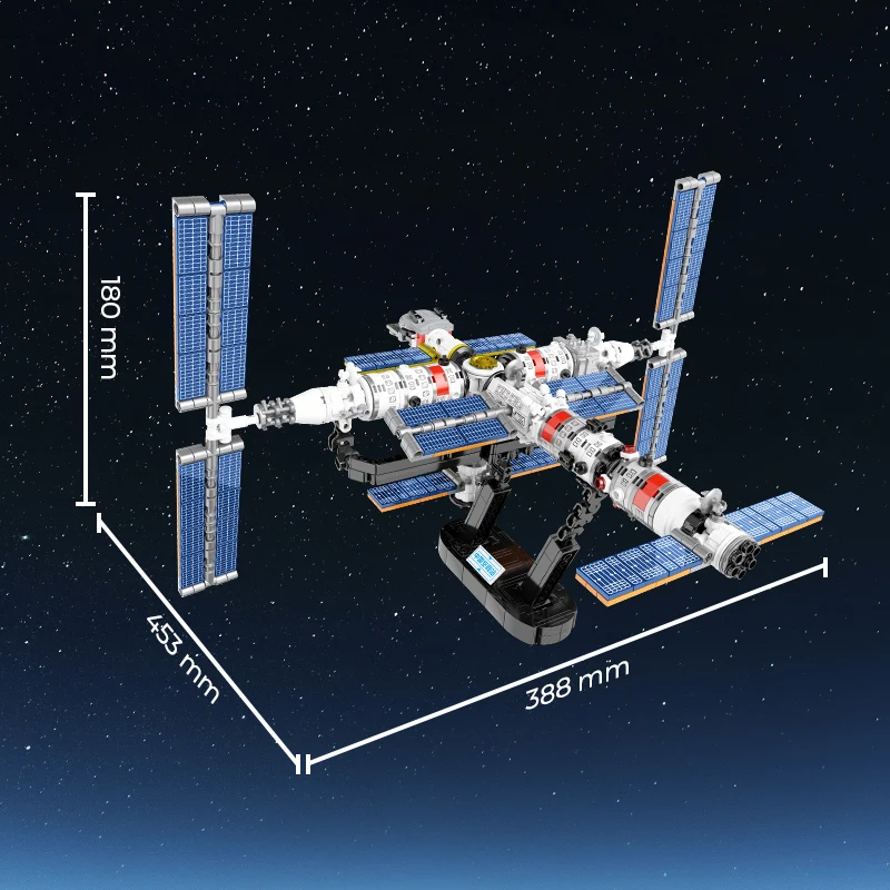 CAYI New Tian Gong Space Station Building Block set Assembly International Space Bricks Model diy Educational Toys Kids 1022 pcs