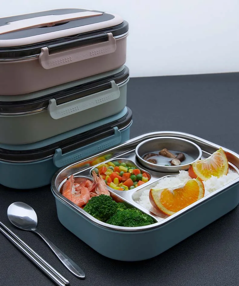 Wholesale Sealed Leakproof Lunch Box Stainless Steel 304 Lunch Bento ...