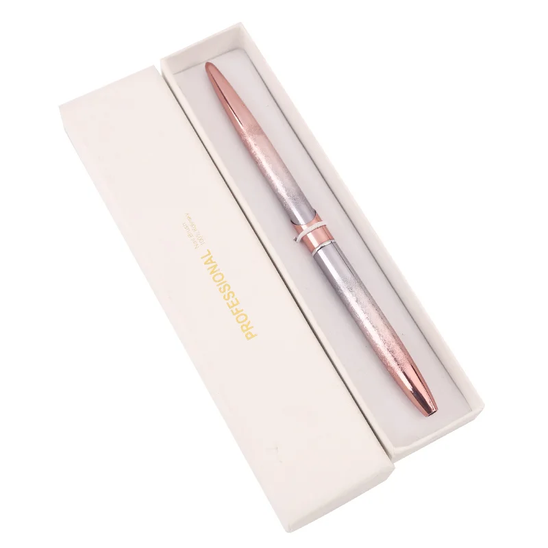 Kolinsky Nail Brush 100 Pure Brush Custom Logo Aluminum Handle Size 8