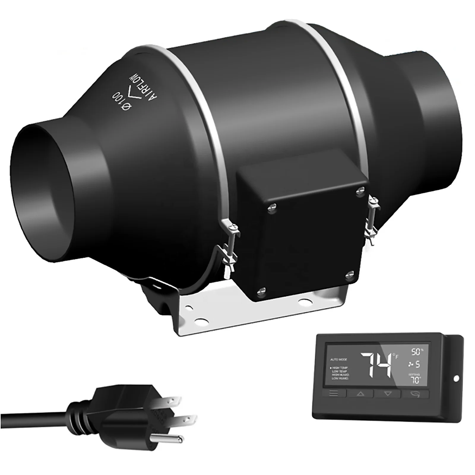 Inline Duct Fan, 220~240V, 205 CFM - detail 2