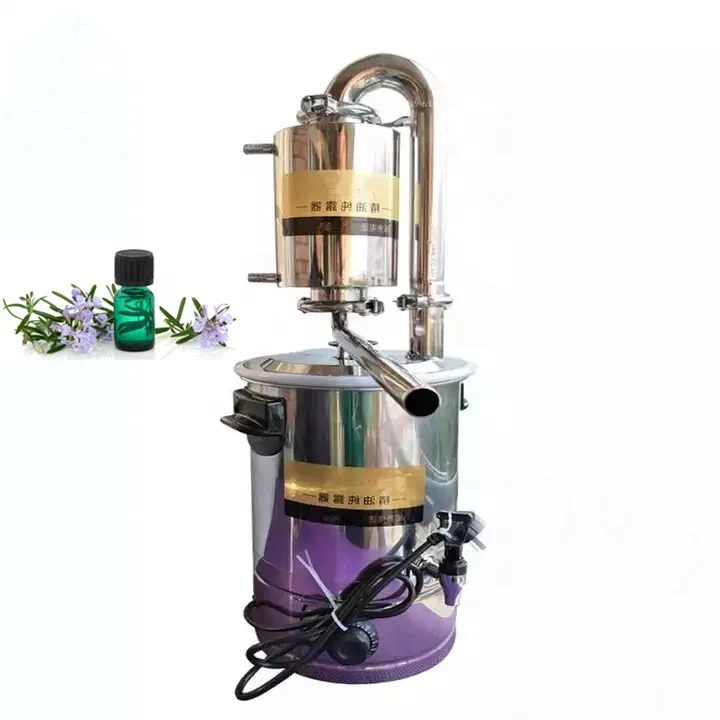 自動精油蒸留器 蒸留装置 ハイドロソル 香水 アロマ DIY ティーツリー