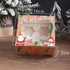 4 piezas Papá Noel marrón