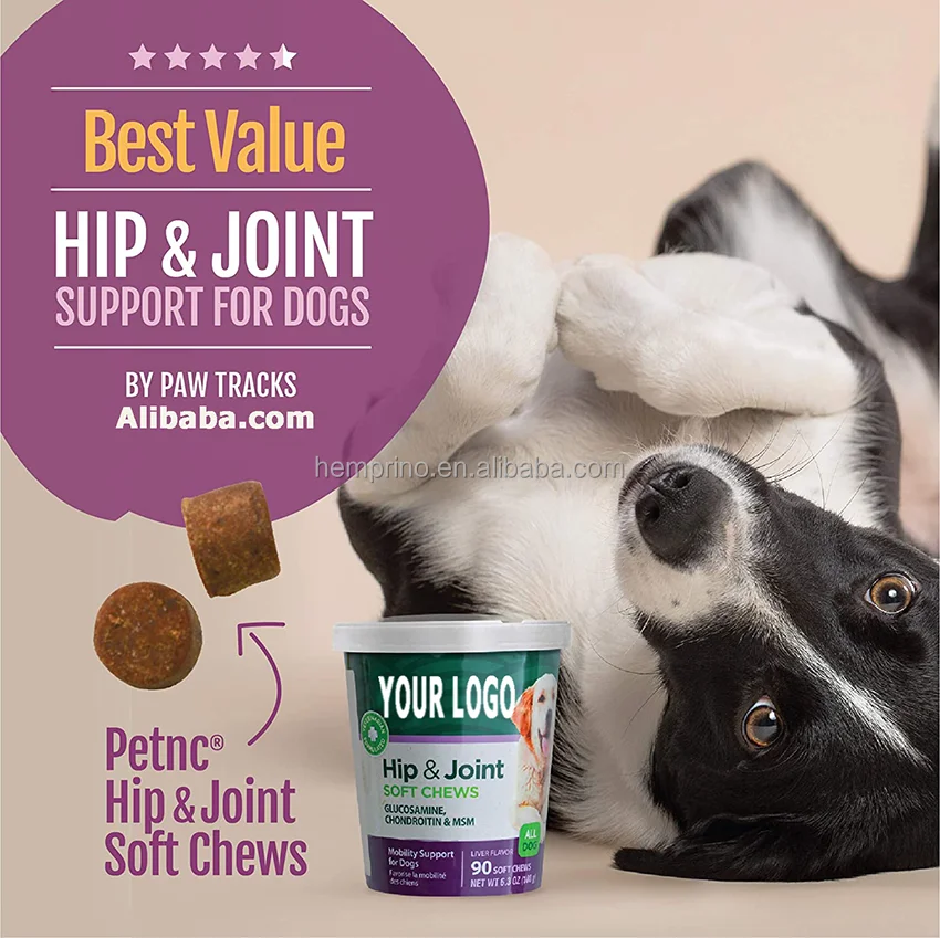 Private Label Soft Chews For Dog Calming Joint Supplement
