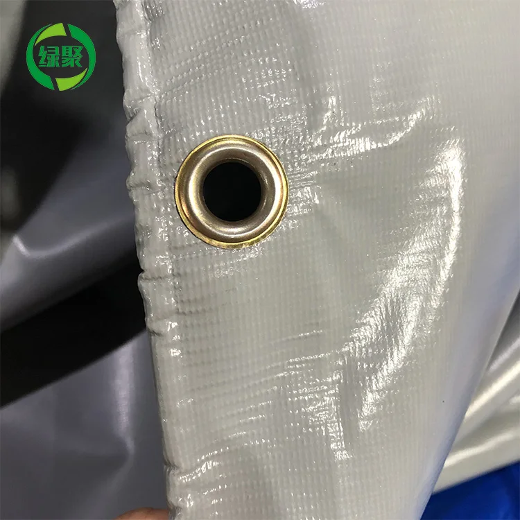 Огнестойкий водонепроницаемый серый цвет устойчивый к атмосферным воздействиям брезент для гаража склада