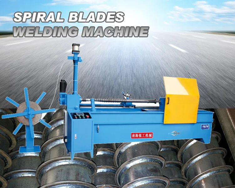 RUNGOAL Heavy Duty Helical Pile Foundation Making Machine for House Building Construction Spiral Blade Welding Machine