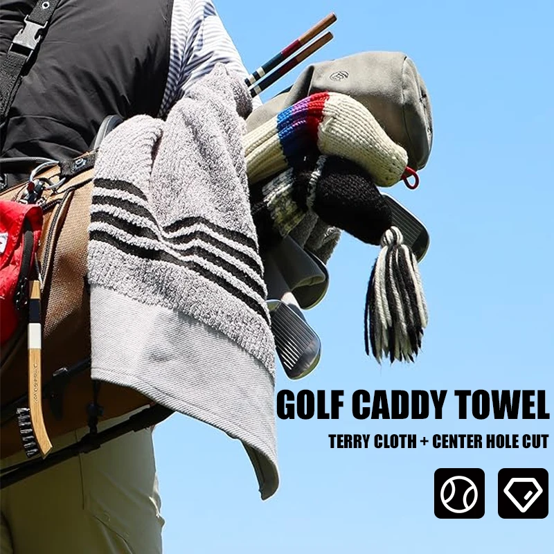 Professional Manufacturer Supplier Stock Caddy Golf Towels Cotton