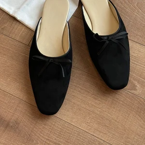 Female Shoes Girls a Pair of Custom-made Luxury Cowhide Shoes Made of Genuine Leather and Handcrafted Flat Shoes Wholesale