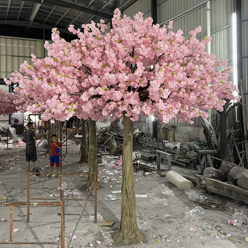 3,66 m (12 Fu) hoher knstlicher Kirschbltenbaum, rosa, chinesische  Kirschblten, fr den Auenbereich, fr Veranstaltungen