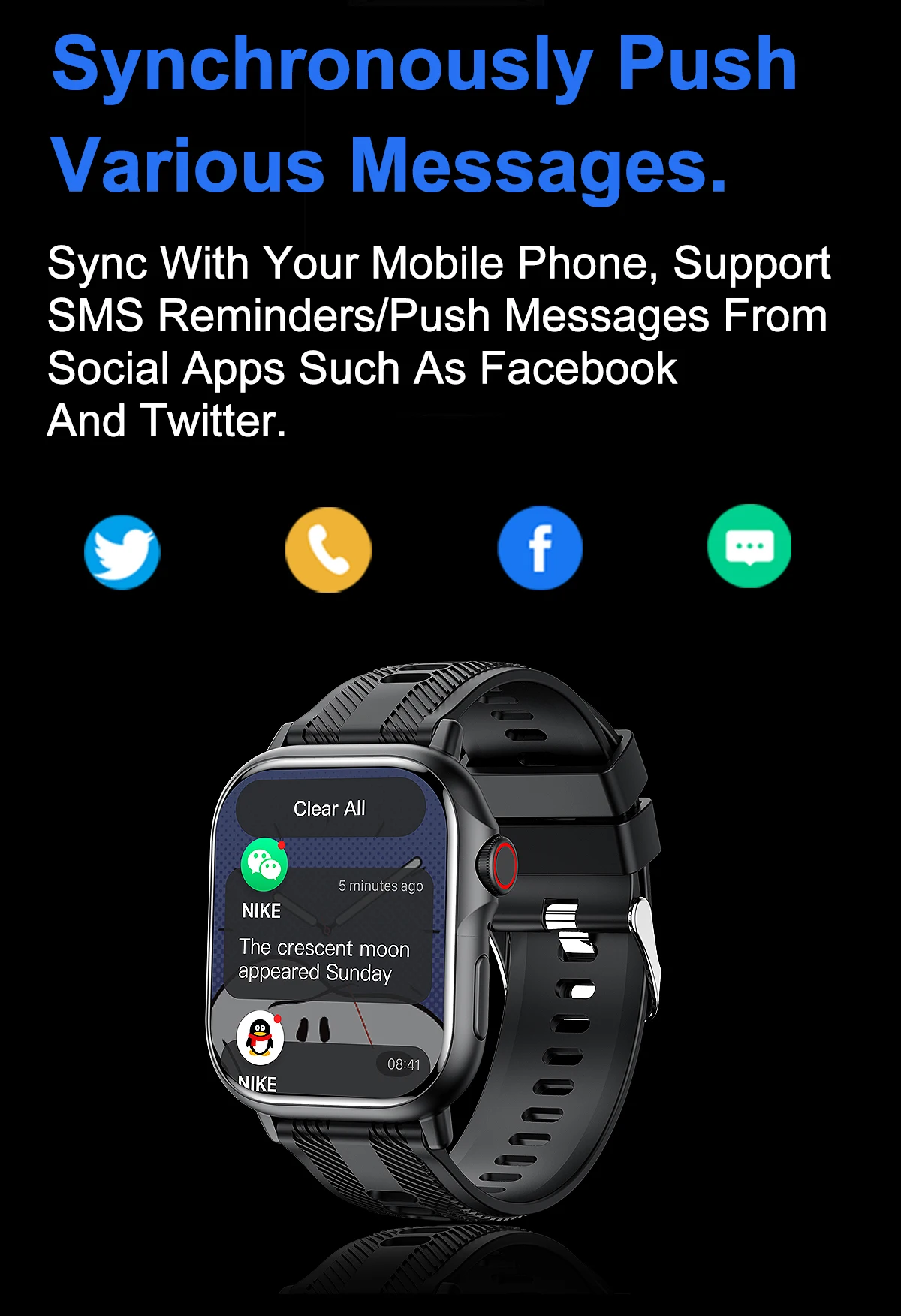 Full Touch BT Calling Waterproof Fashion Wrist Relojes Smart Watches Sports Pedometer Heart Rate Smartwatch for Men Women Kid