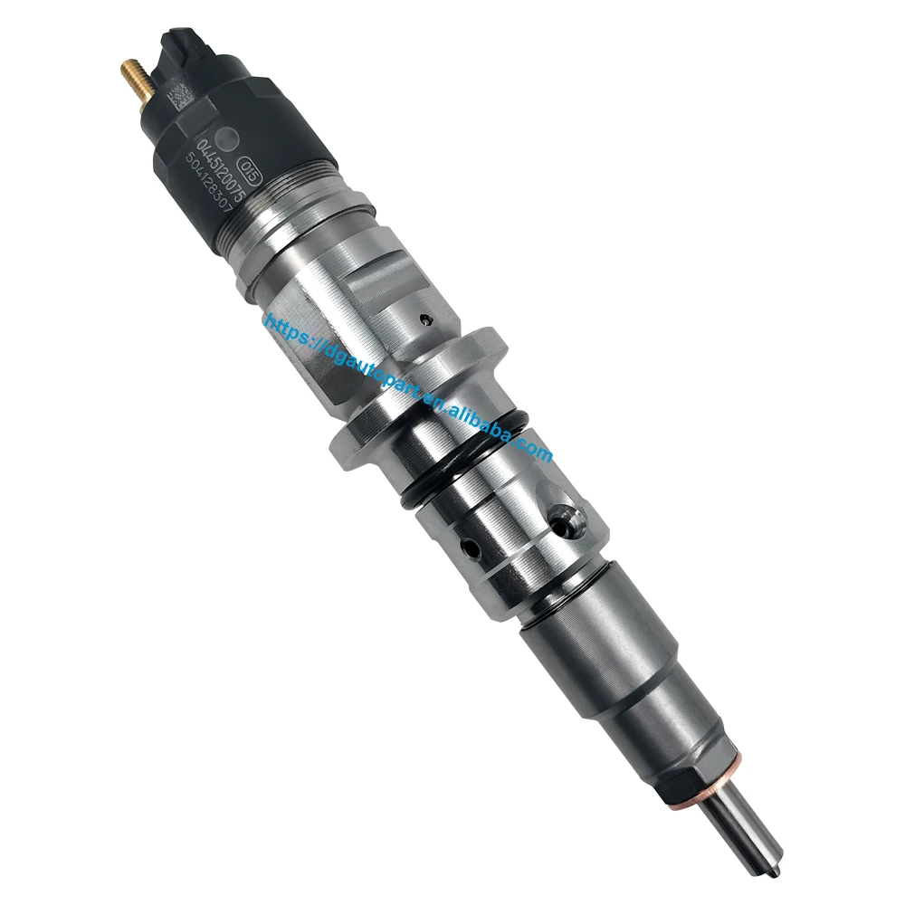 High Quality Diesel Common Rail Fuel Injector 2855135 504128307 0445120075 for IVECO/CASE IH/NEW HOLLAND