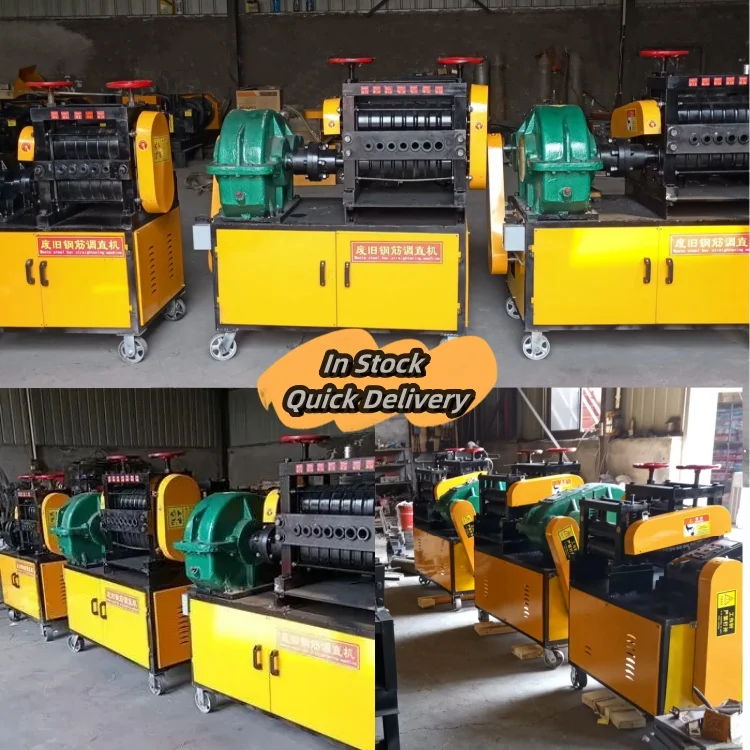 Cnc Rebar Recycle Machine Scrap Rebar Straightening Machine Rebar Straightening and Cutting Machine Waste Steel Bar Straightener