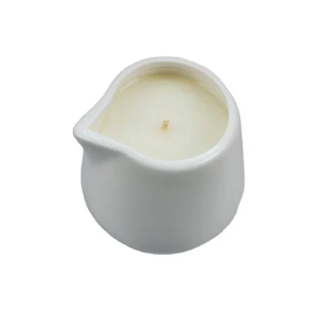 scented candle ceramic cup smokeless wax candle Low temperature soy wax ceramic essential oil massage aromatherapy candle SPA