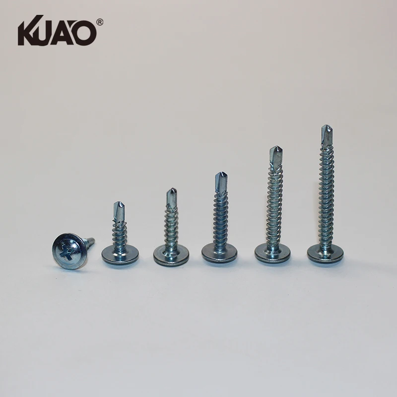 Household Hardware Sharp Point Self Tapping Screw Wafer Truss Head Self Drilling Screws