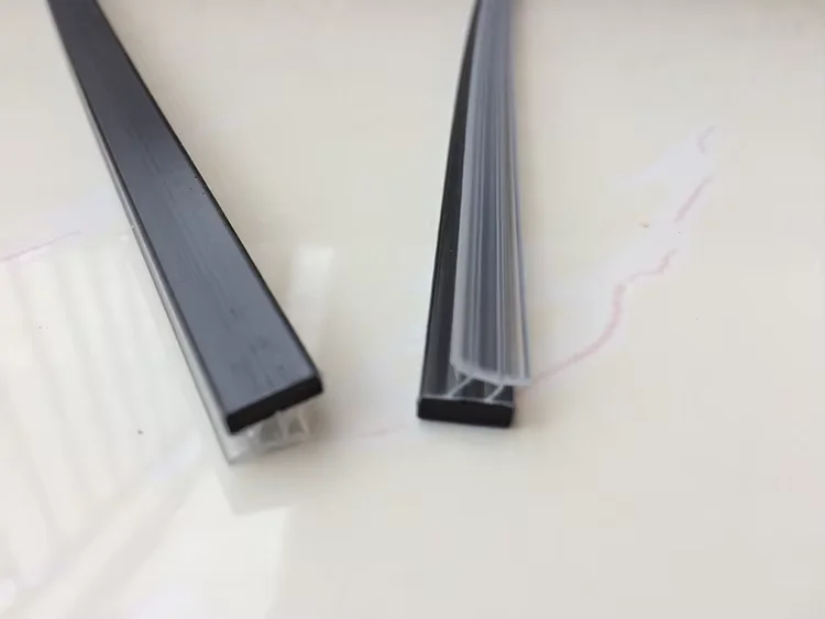 product weather strips pvc profiles plastic magnetic seals for shower door400-5